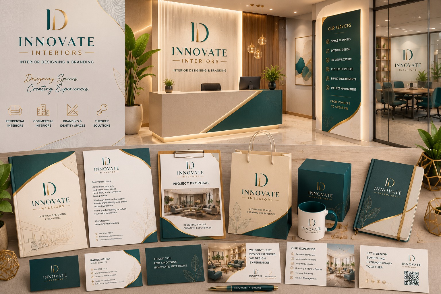 Interior designing & Branding
