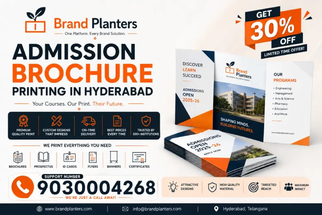 Admission Brochure Printing in Hyderabad