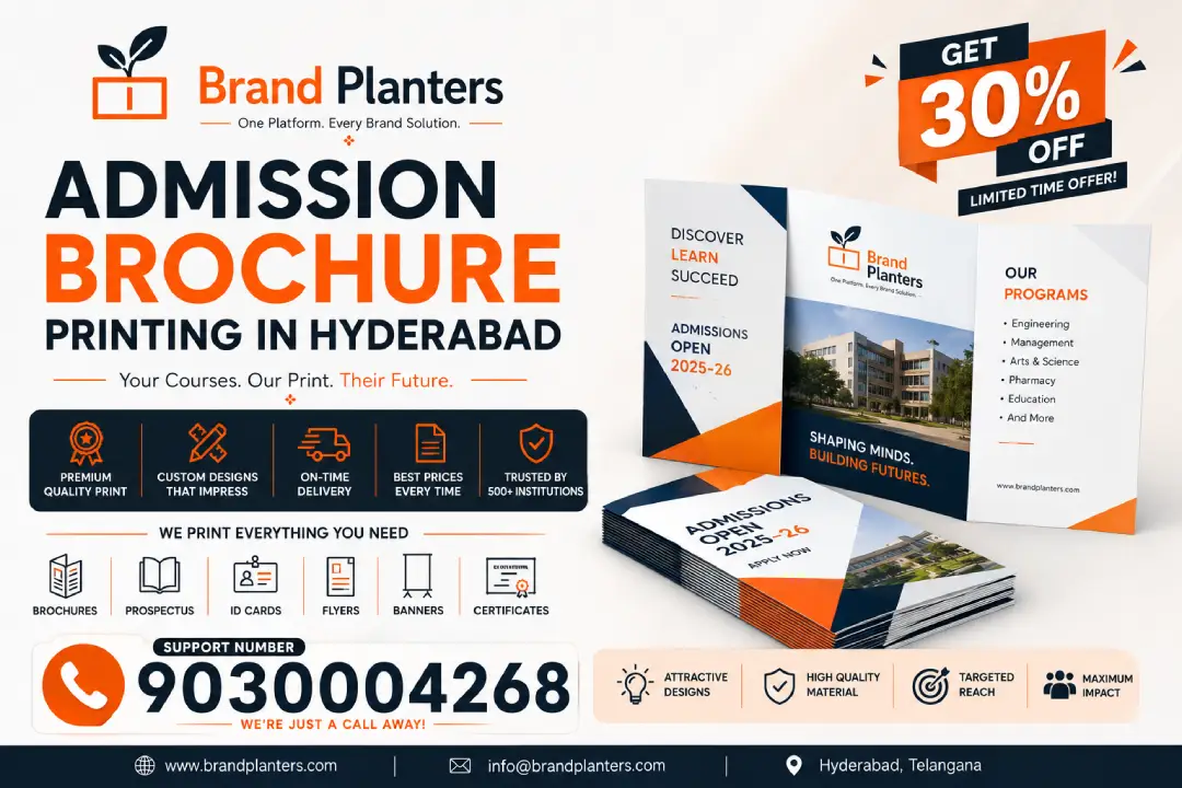 Admission Brochure Printing in Hyderabad