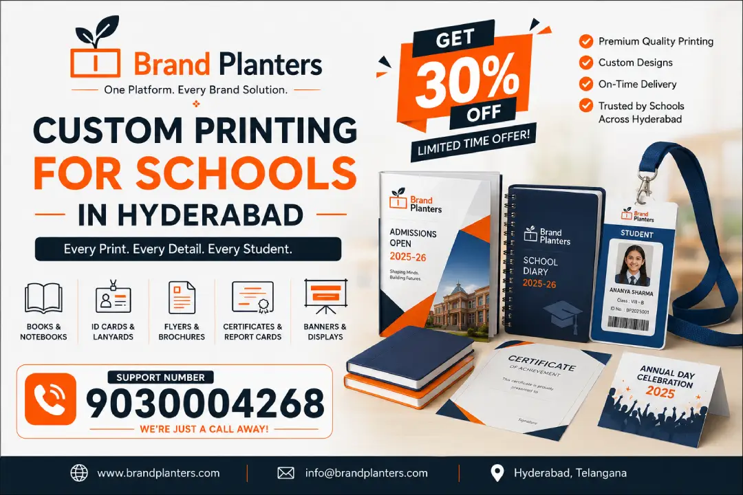 Custom Printing for Schools in Hyderabad