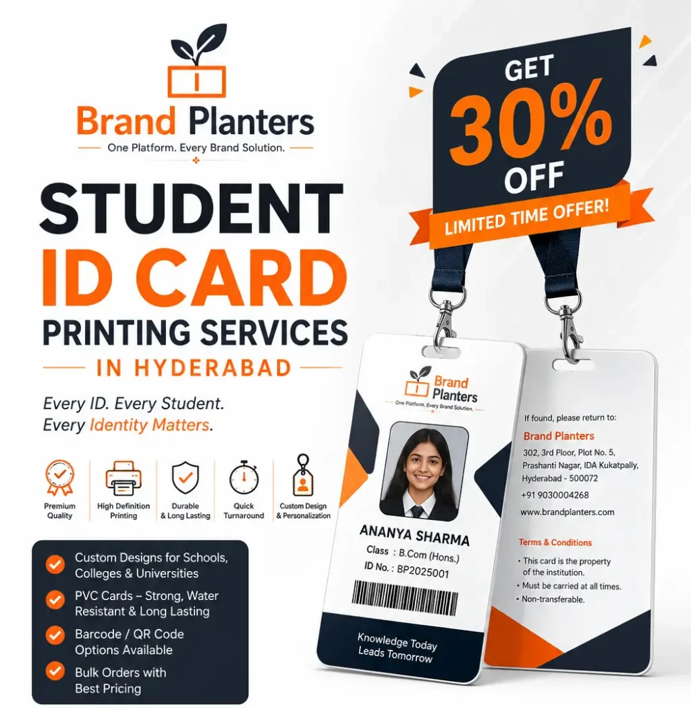Student ID Card Printing Services in Hyderabad
